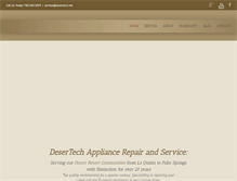 Tablet Screenshot of desertech.net